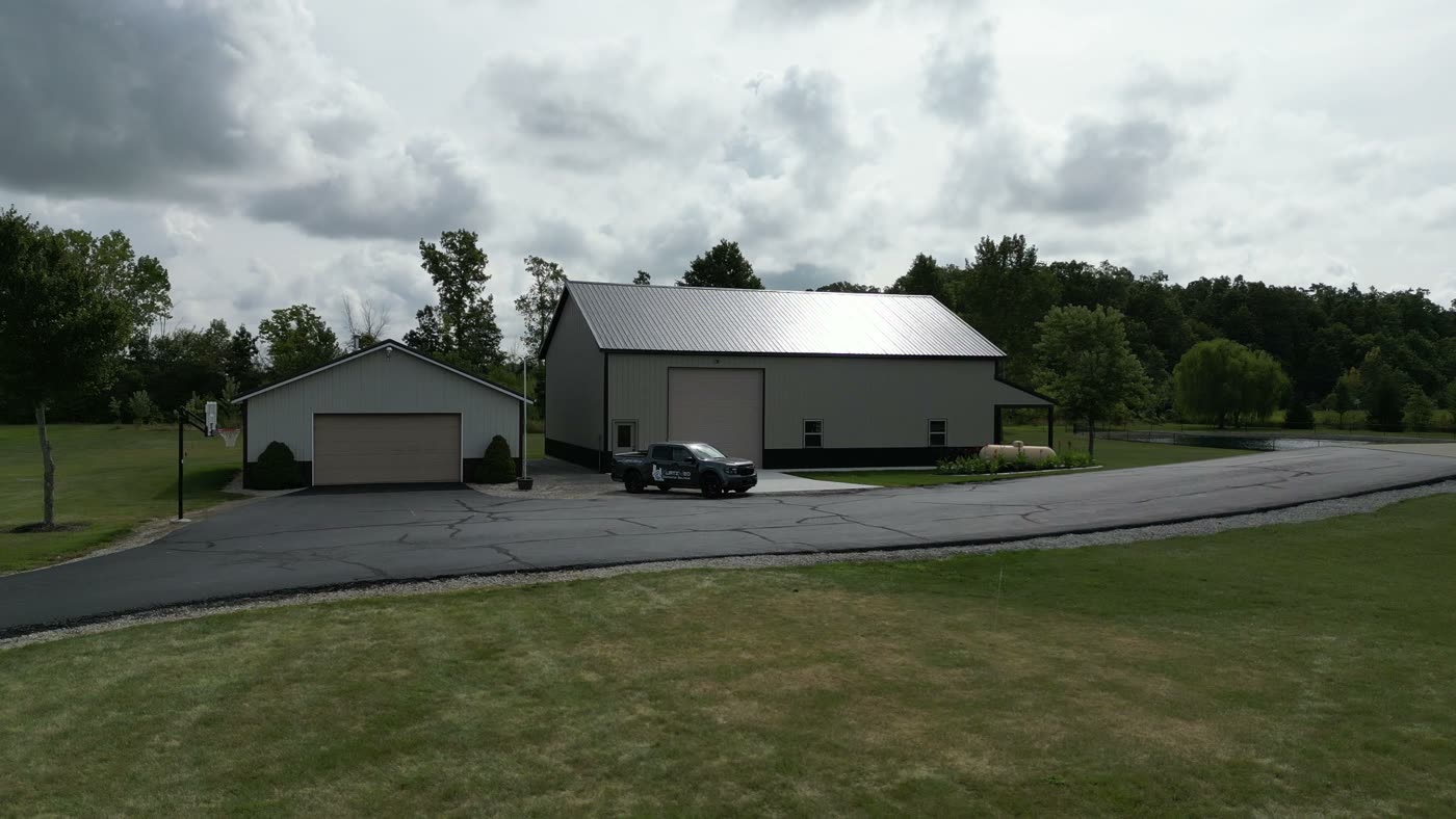 Barn and outbuilding