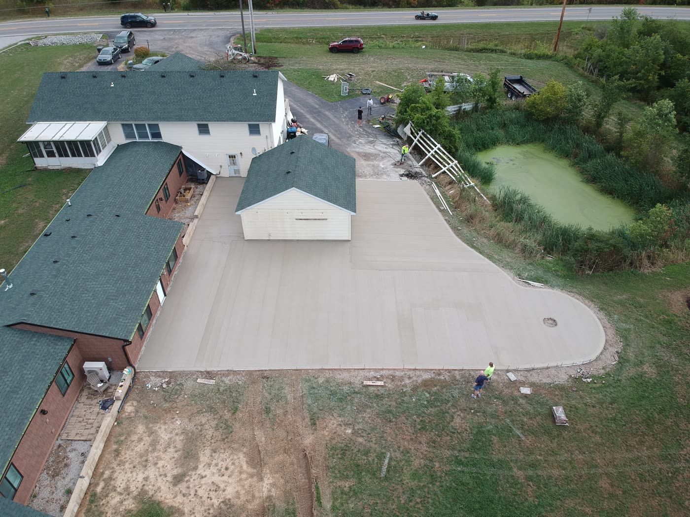 Commercial concrete flatwork